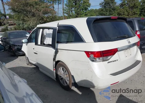 2017 Honda Odyssey Ex-L from USA, damaged, VIN 5FNRL5H61HB007783